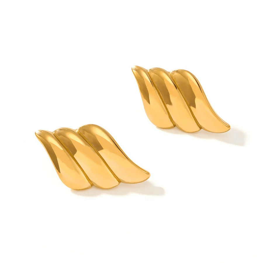 Isla | Boucles d'oreilles pendantes à trois couches pour femme