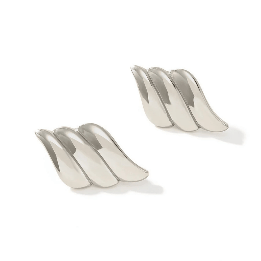 Isla | Boucles d'oreilles pendantes à trois couches pour femme