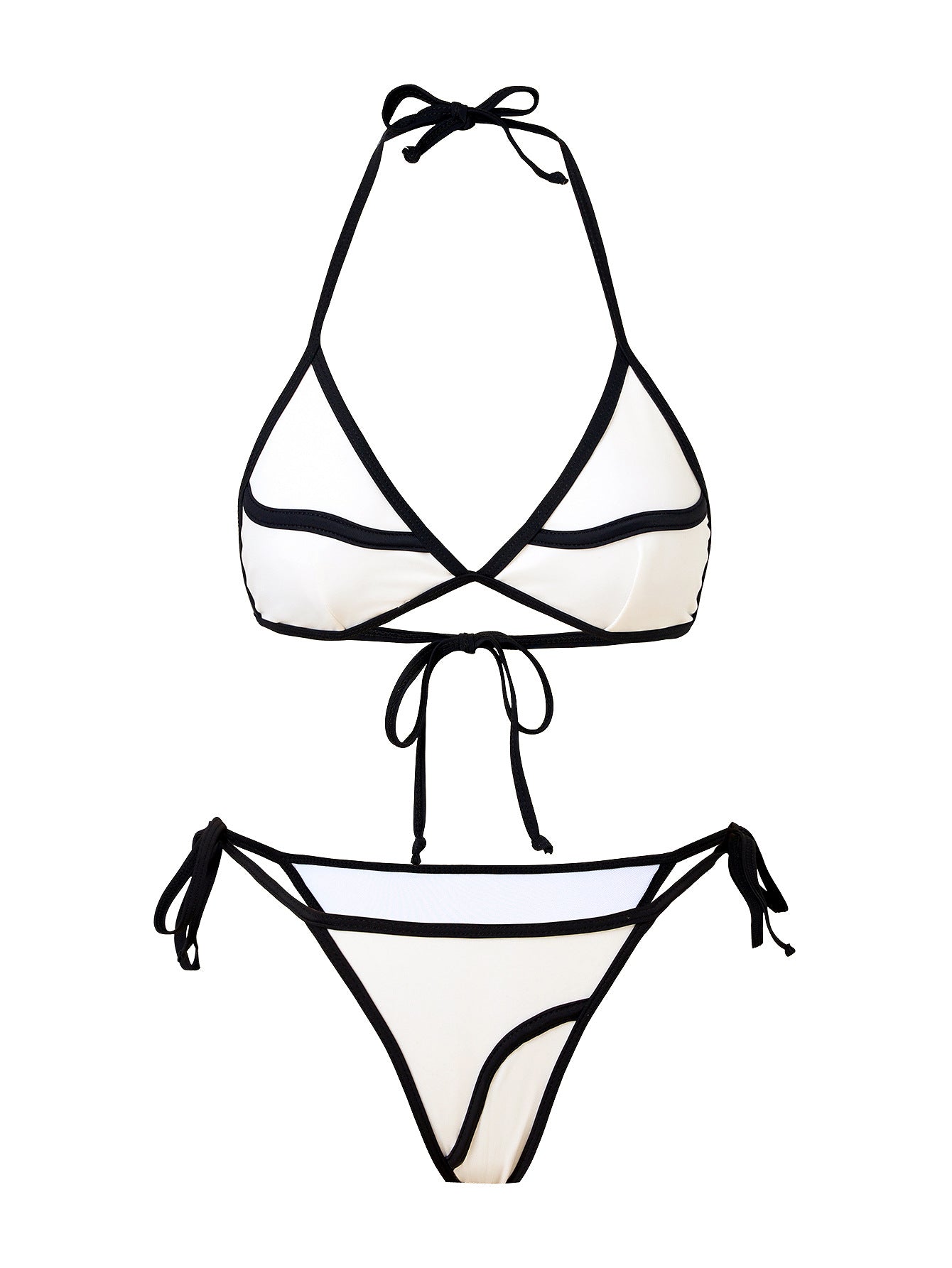 Raelyn | Women's Contrasting Three-Piece Bikini Cover-Up